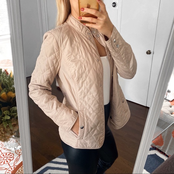 🍂 ERFO TAN BASIC QUILTED JACKET! - Picture 2 of 12